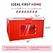 EPHIFY Red Barn Chicken Coop for 1-8 Chicks | 2025 Upgraded Chicken Brooder Box for Chicks, Ducklings, Quail | Portable & Lightweight Plastic Housing