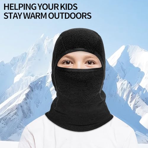 Pukavt 1-3 Pack Kids Balaclava Ski Mask for Boys and Girls, UV Protection Windproof Scarf for Winter Snowboard Cycling3