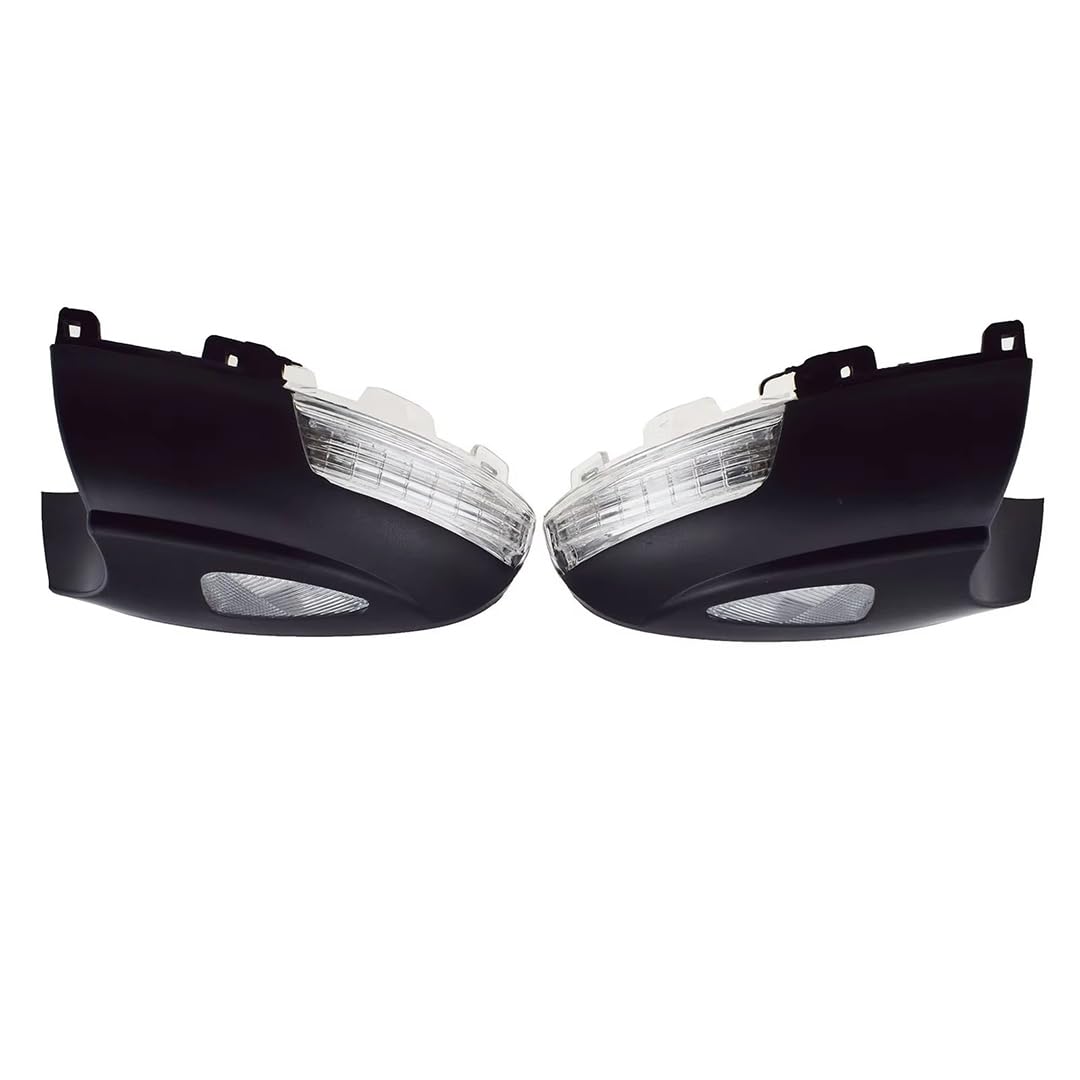 Rufutle Side Marker Lights for VW Tiguan 5N Sharan, for Seat Alhambra, for Skoda Yeti, Left/Right Mirror Turn Signal Light with Puddle Light 5N0949101C/5N0949102C