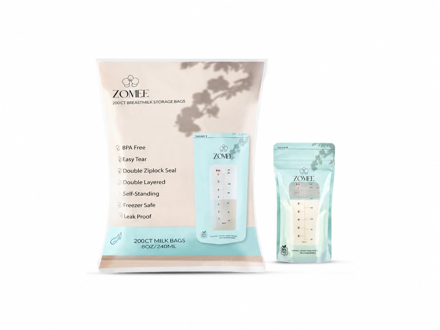Zomee Breast Milk Storage Bags