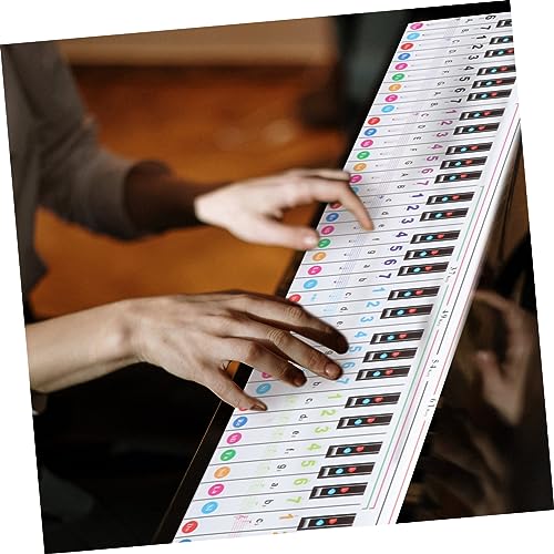 DRESSOOS 88 Papier Pratique Handroll Clavier Pliant Claviers Ordinateur Portable Stickers Piano à Clavier Accessoires Pour Pianos Couvre-clés Kit D’accordage De Piano Réglage Musique - Les Beatles, Paul McCartney, John Lennon, RIngo Starr, George Harrison DRESSOOS 88 Papier Pratique Handroll Clavier Pliant Claviers Ordinateur Portable Stickers Piano à Clavier Accessoires Pour Pianos Couvre-clés Kit D'accordage De Piano Réglage Musique – Image 5