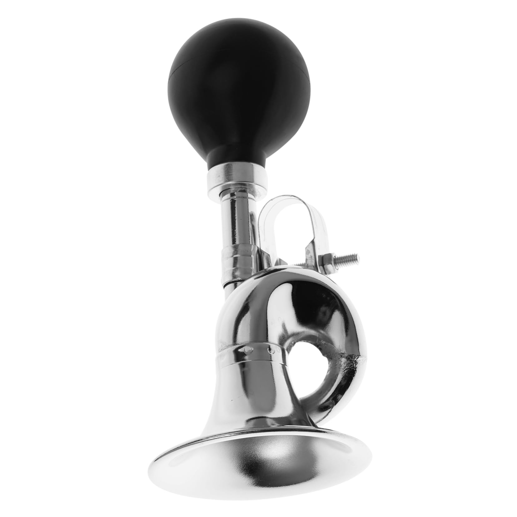 Abaodam Sonnette de vélo klaxon de clairon de vélo poignée klaxon Fort pour vélo honker Sonnerie de vélo Adultes Bike Horn Alarm klaxon d'accessoires de vélo Silver