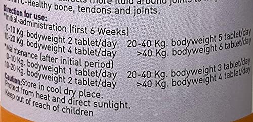 Condoquin 30 Tablets Calcium Phosphorus For Dogs Cat Hip & Joint Immune Vision Support Multi-Vitamins Mineral Supplement Pet High Potency Nutritional Probiotic D3 Q10 Healthy Strong Body Bones Teeth #TOP4