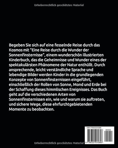 Eine Reise durch die Wunder der Sonnenfinsternisse: Ein Kinderbuch