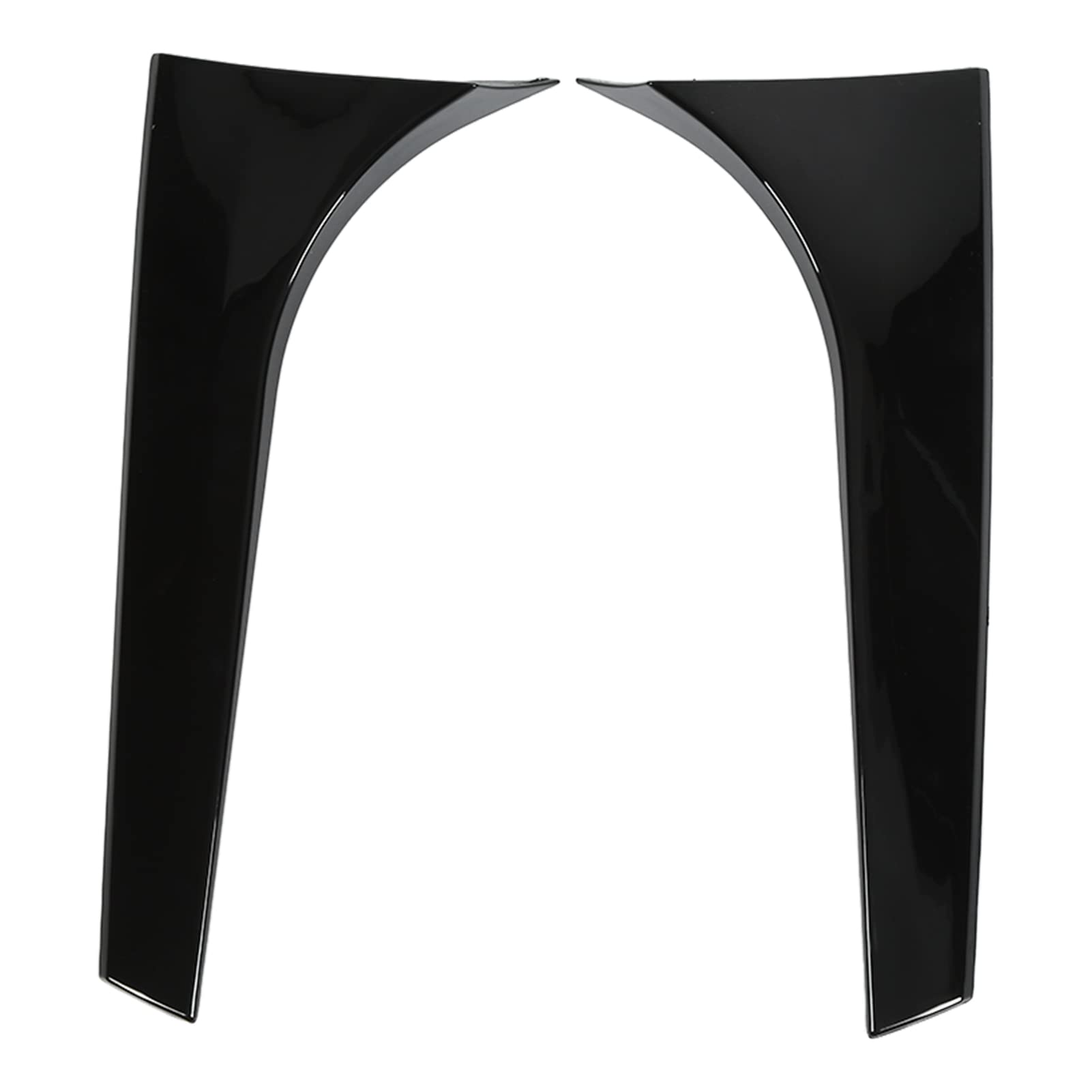 Qiilu Spoiler Laterale Lunotto Posteriore 1 Paio di Sostituzione Spoiler Laterale Lunotto Posteriore Sinistro Destro Nero Lucido per Mercedes Benz Classe B W246 B180 B200 2012‑2018
