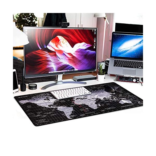 Anpollo XXL Mauspad mit Windows Tastenkombinationen 900 x 400mm Mousepad Tischunterlage Large Size Multifunktionales… – Bild 9