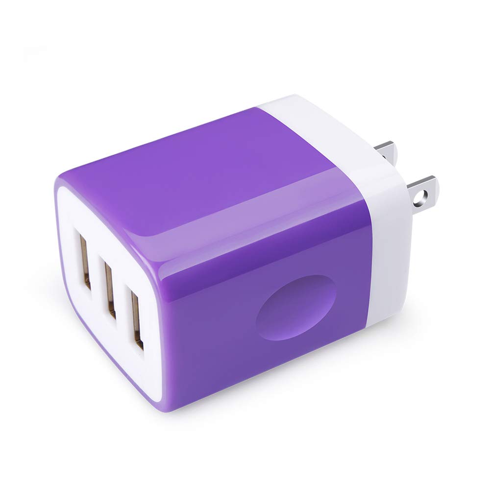 USB Plug,USB Wall Charger,GiGreen Multi Port Charging Block 3.1A Power Adapter Charger Cube Compatible iPhone 14 13 12 SE 11 Pro Max XS 8,Samsung Galaxy S23 S22 S21FE S20 S10 S9 S8,Note20,Pixel 7 6a 5