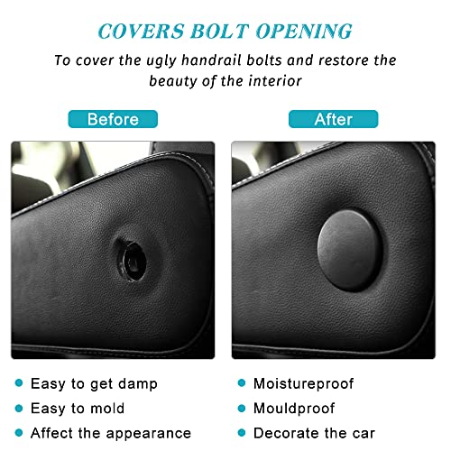 Armrest Cover Cap for 07-19 Chevy Tahoe Suburban Yukon Cadillac Escalade Black - Picture 5 of 13