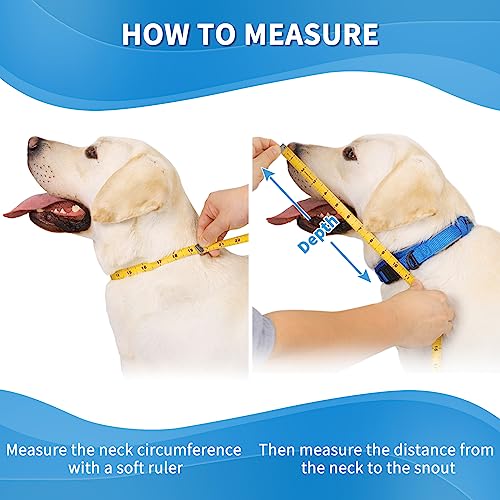 Halskrause Hund Weich, Schutzkragen Leckschutz Hund, Atmungsaktive Hunde Halskrause, Einstellbarer Hundekragen Leckschutz, Leicht Halskrausen für Hunde, Haustier Elisabethanischer(Size 6, Gray)