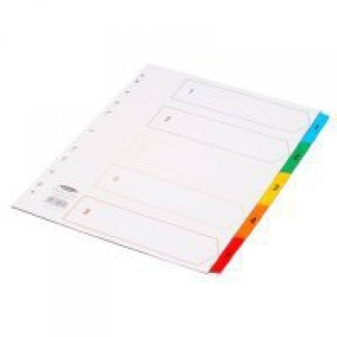 Concord Index 1-5 A4 Extra Wide Multicoloured Mylar Tabs 09601CS96