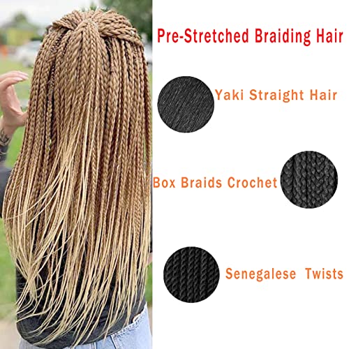 TAOYEMY Capelli Intrecciati Pre allungati