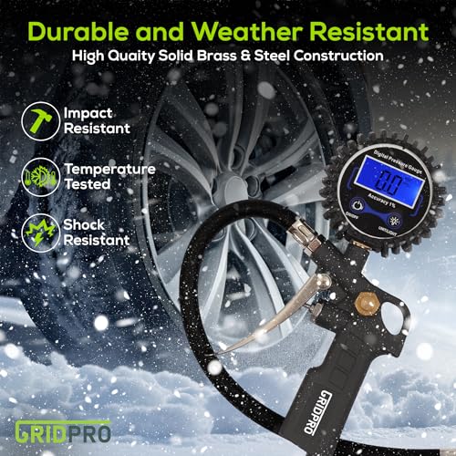 Digital-Tire-Pressure-Gauge-with-inflator-250-PSI-Air-Chuck-and-Compressor-250-PSI-Heavy-Duty-Quick-Connector-Coupler-manometro-de-neumaticos-Gifts-for-dad-Gifts-for-him