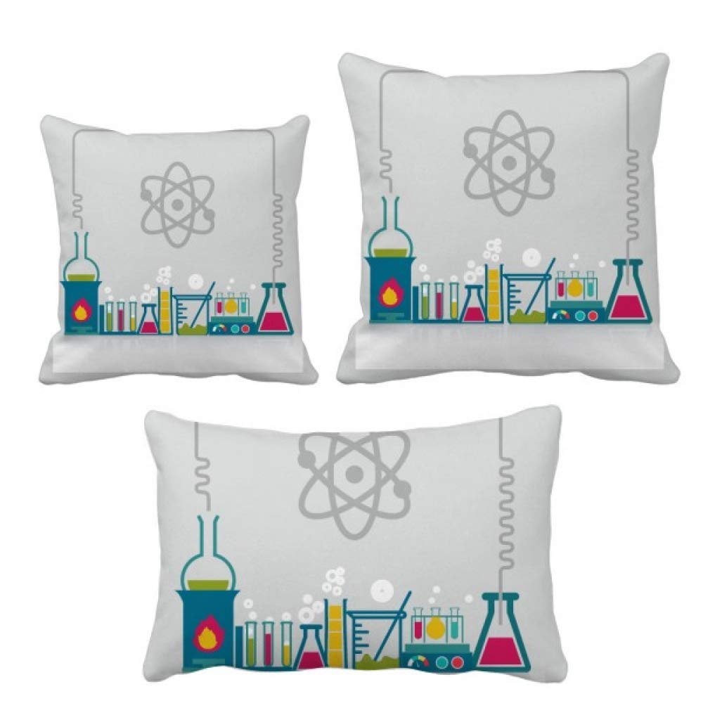 Coussin de chimie récipient de réaction pour décoration de salon science