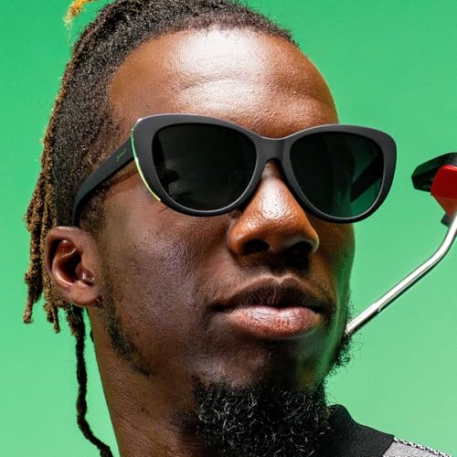 goodr It's Noir, Darling Polarized Sunglasses, Medium Sized (Glam G)3