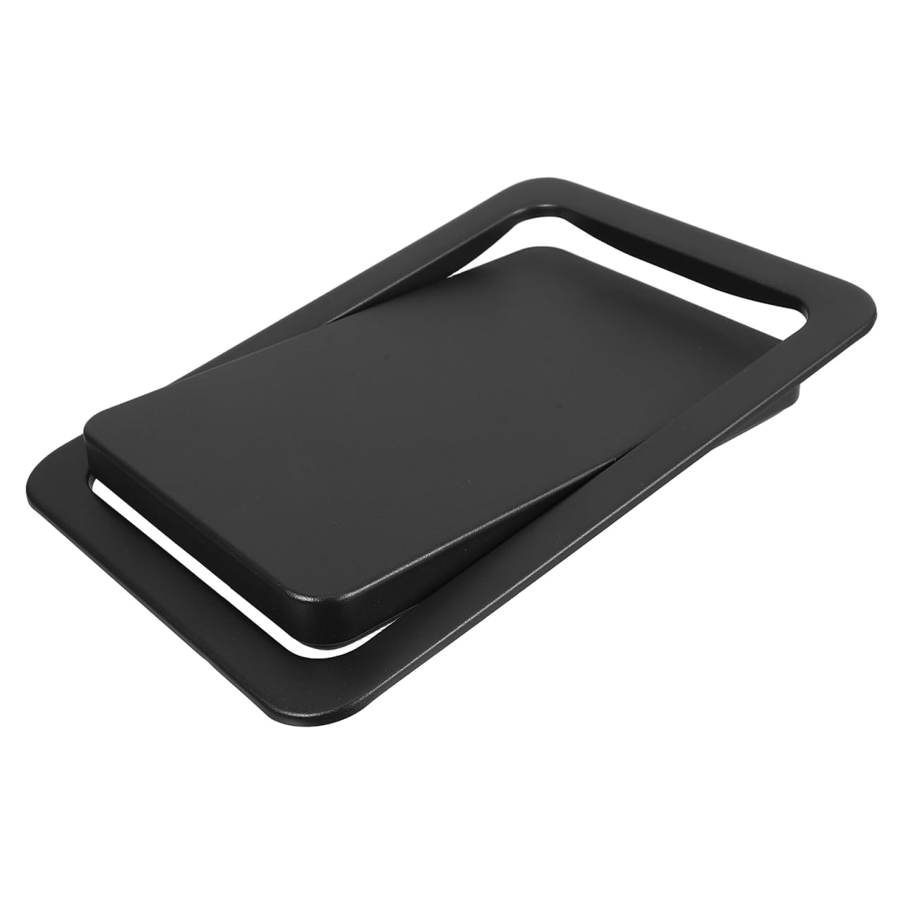 Luxshiny Tapa De Basura Empotrada De Acero Inoxidable Con Diseño Para Cubo De Basura De Cocina Y Baño Fácil Instalación Y Acabado Moderno