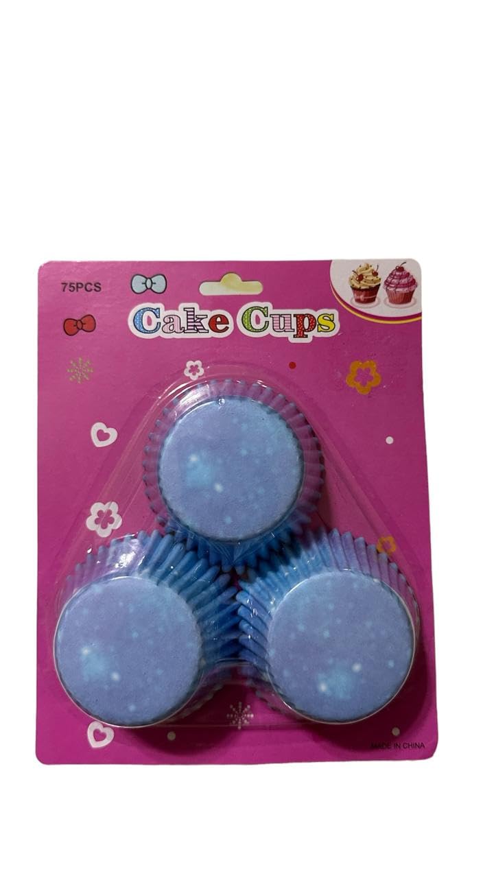 "75 or 100-Pack Colorful Cupcake Liners - Baking Cups, Muffin Cases, Cake Cups, Paper Molds for Easy Baking"