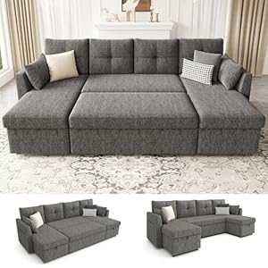 Oversized Sleeper Sofa Couch, 110 i...