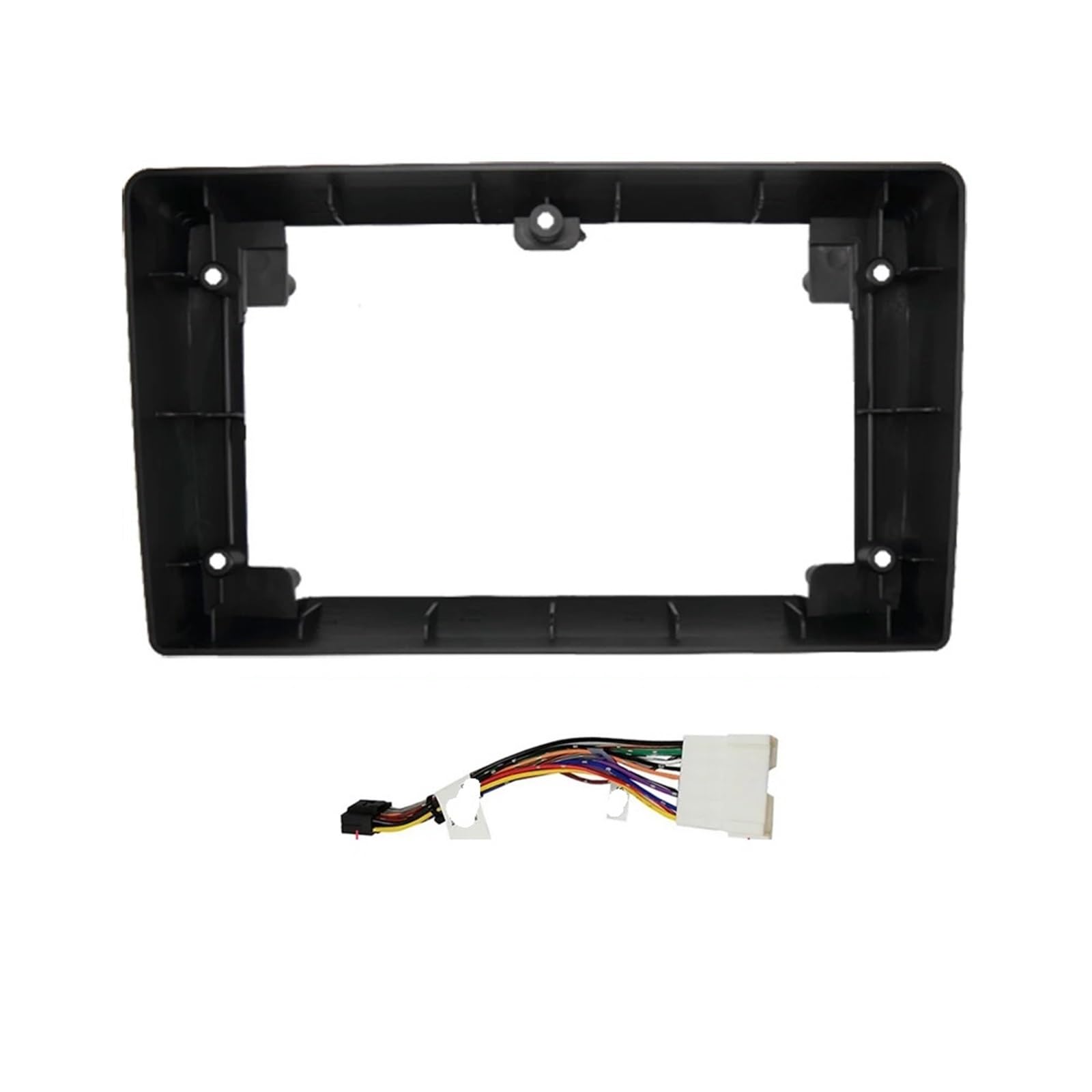Autoradio Rahmen Adapter ramy deski rozdzielczej 2DIN 9 cali pasujący do zestawu montażowego radia i deski rozdzielczej Hyundai Elantra 2004-2012 Ramka do radia(Frame Cable)