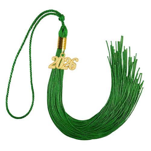 Image of GraduationMall Single&Multiple Color Graduation Tassel with 2026 Year Charm 9 inch