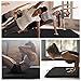 Giantex 6' x 4' Tri-Fold Gymnastics Mat Thick Folding Panel For Gym Fitness Exercise (Black)