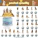 25 Pcs Golden Retriever Kuchen Dekorationen Golden Retriever Kuchen Topper Cupcake Toppers für Golden Retriever Hund Geburtstag Dekorationen Golden Retriever Party Dekorationen