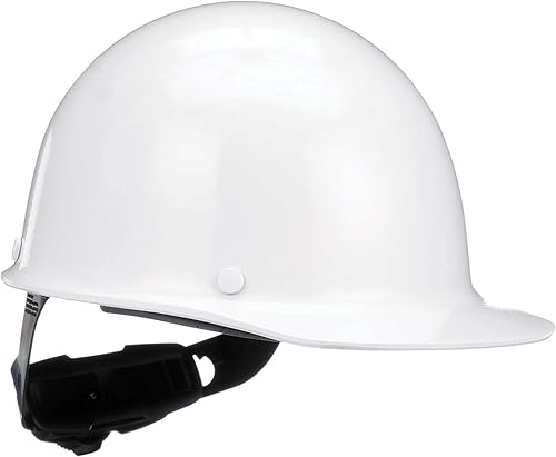 Vista 22 de MSA Skullgard - Casco de seguridad estilo gorra con suspensión, tapa sin ranuras, hecho de resina fenólica, cargas de calor radiante de hasta 350F
