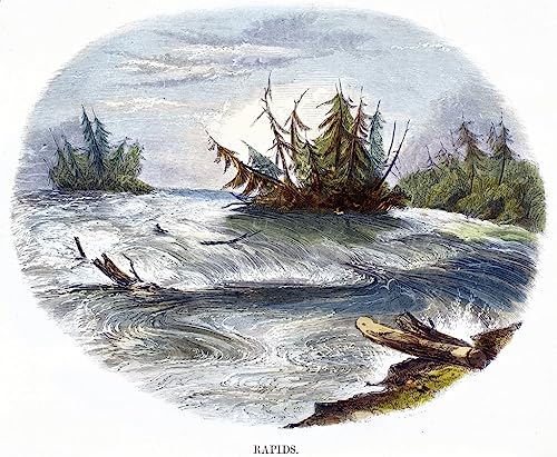 Peinture Rapides des phénomènes de la nature affiche murale 60x90