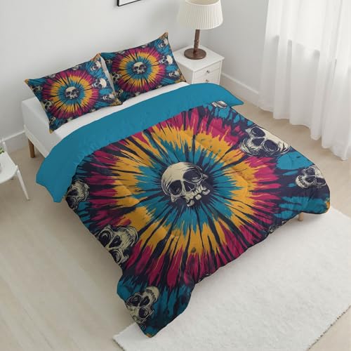 Couette bleu jaune réversible en duvet 200 GSM couverture microfibre 4 saisons