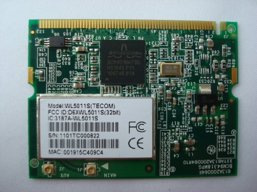 Broadcom 54g Max Performance 802.11g Mini PCI Card BCM94318MPG miniatura 2