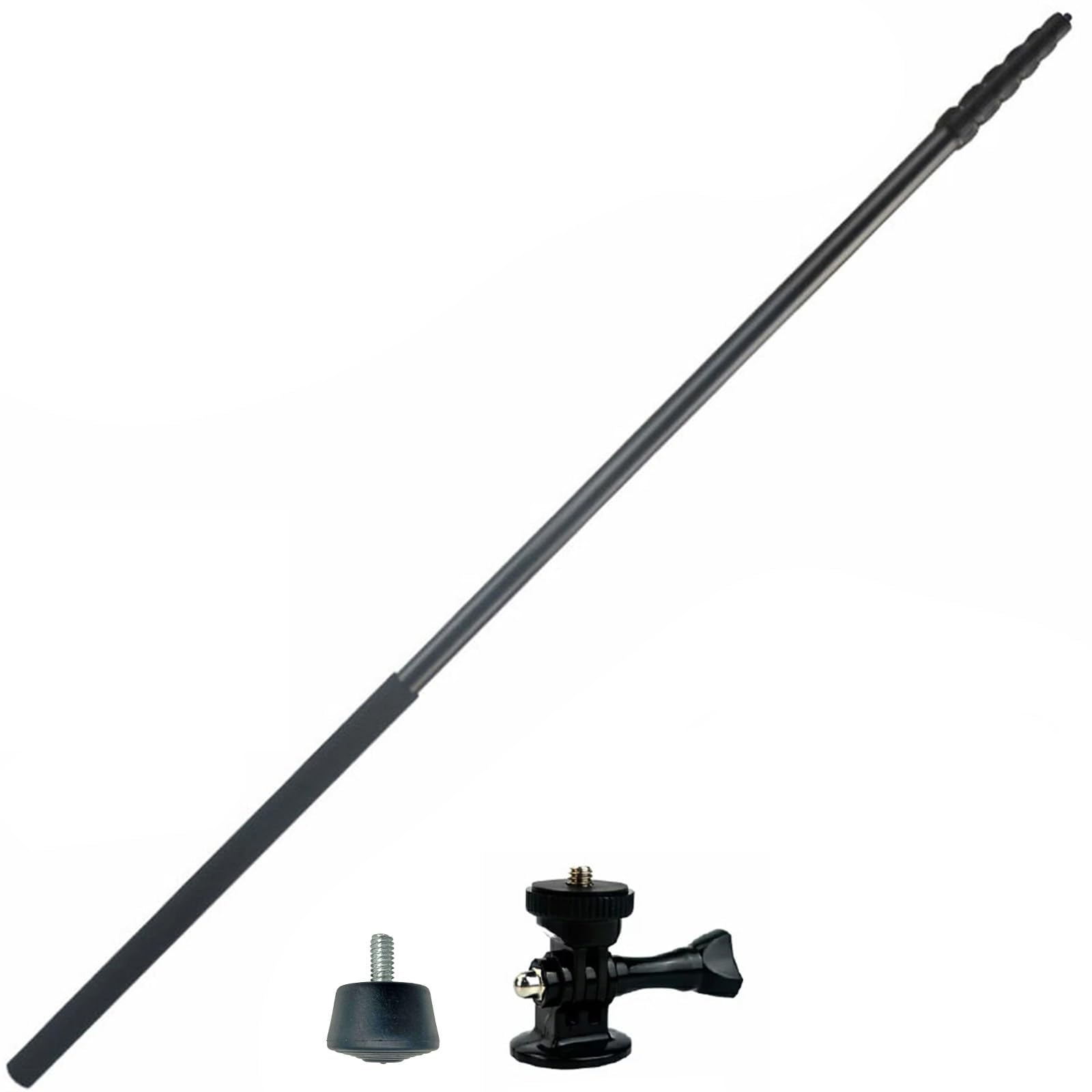 Amazon | Hilax 自撮り棒 長い ロング 1/4 3/8 インチ ネジ 対応