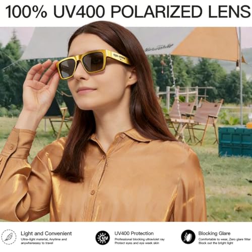 Image of OhO sunshine AI Smart Glasses for Men & Women, Bluetooth Smart Sunglasses with Open Ear Audio & ChatGPT Real-Time Translation (165 Languages), Smart AI Glasses with 10H for Meeting Travel Daily Wear