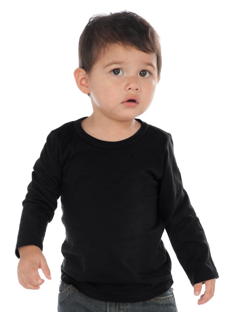 Kavio! Unisex Infants Crew Neck Long Sleeve Black 18M
