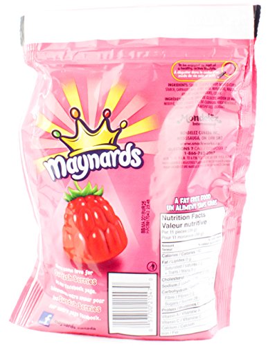 Maynards Bundle Of Three Bags Candy Swedish Berries, Fuzzy Peach, Sour Patch Kids (Imported From Canada) #TOP1