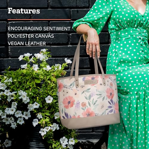 Sac fourre-tout en toile beige idéal pour vos courses et voyages quotidiens - 5