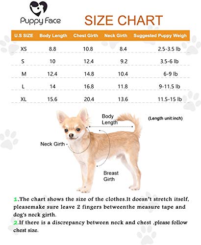 Puppy Face Cute Dog Dresses for Pet Clothes Bowknot Printed Pink Skirt Dog Shirt Apparel Small - Image 6