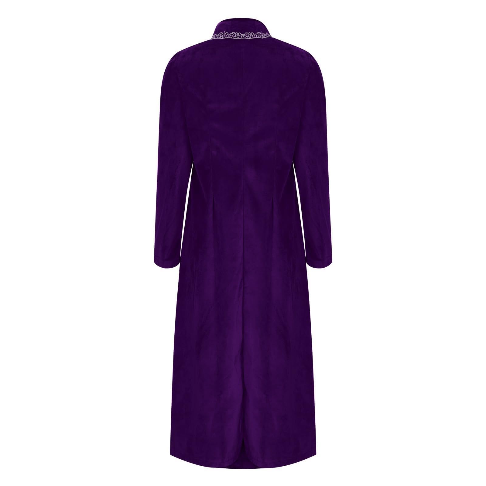 Robe gothique médiévale à manches longues pour femme - Style gothique - Pour Halloween, cocktail, fête, steampunk, gothique, victorien, vintage, manteaux Klieder