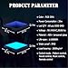 3D&RGB Infinity LED Dance Floor Tile - 8x8ft Tempered Glass Panel with Flight Case - Ideal for Weddings, DJ Parties, Nightclubs, and Stage Shows