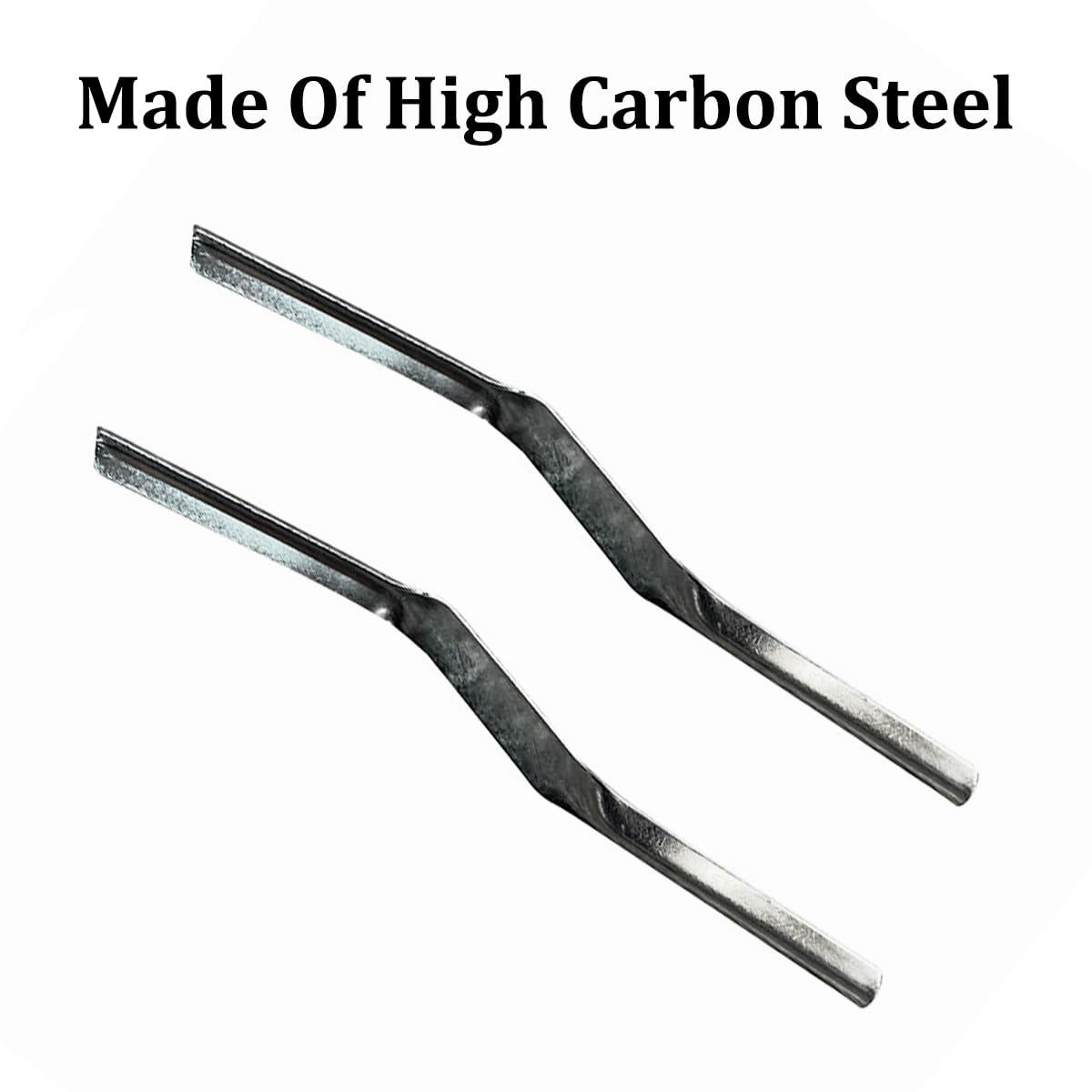 2Pcs Brick Jointer 1/2 inch x 5/8 inch Brick Jointer Tool Double End Jointer Bricklaying Tools Brick Pointing Tools for Builders Bricklayers Brickwork - Image 3
