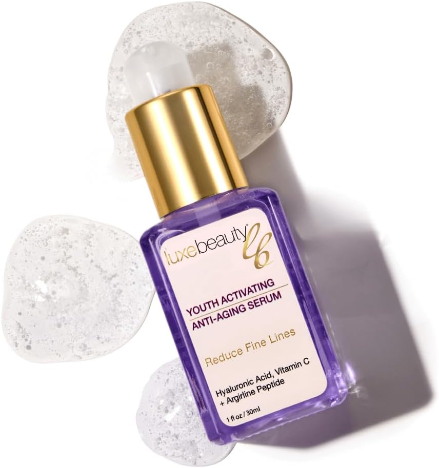 Luxe Beauty: Anti-Aging and Youth Activating Serum for Face and Eyes (1 Fl Oz)