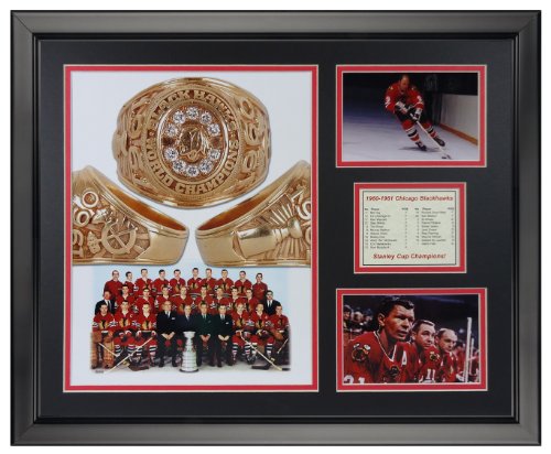 Cadre photo Blackhawks Chicago 1961 cadeau idéal pour fan de hockey