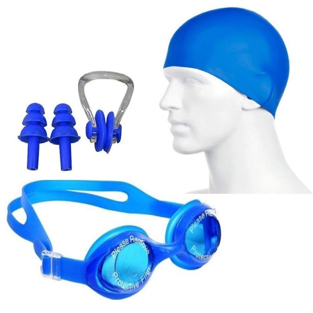 Buy Egab 4 in 1 Combo Swimming Kit for Goggle Cap Nose Plug and Ear
