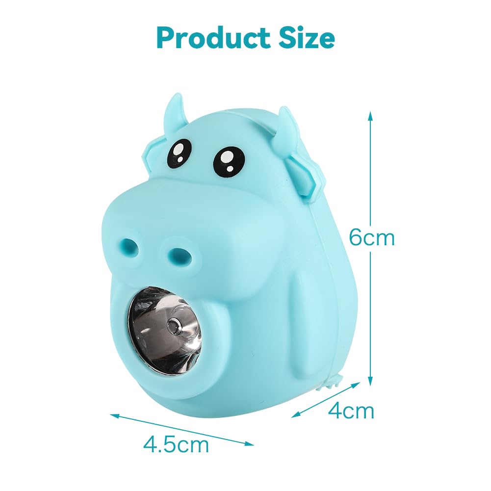 Children's Scooter Light, LED Light USB Rechargeable, Waterproof Warning Light with 3 Modes & 5 Horn - Image 2
