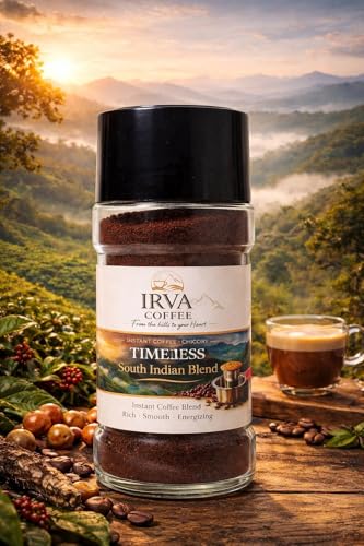 Image of IRVA Timeless South Indian Blend | Coffee & Chicory Mix | Filter Kaapi Experience | Rich, Strong Aroma | Crafted for Traditional Milk Coffee | 50g | 18-25 Cups