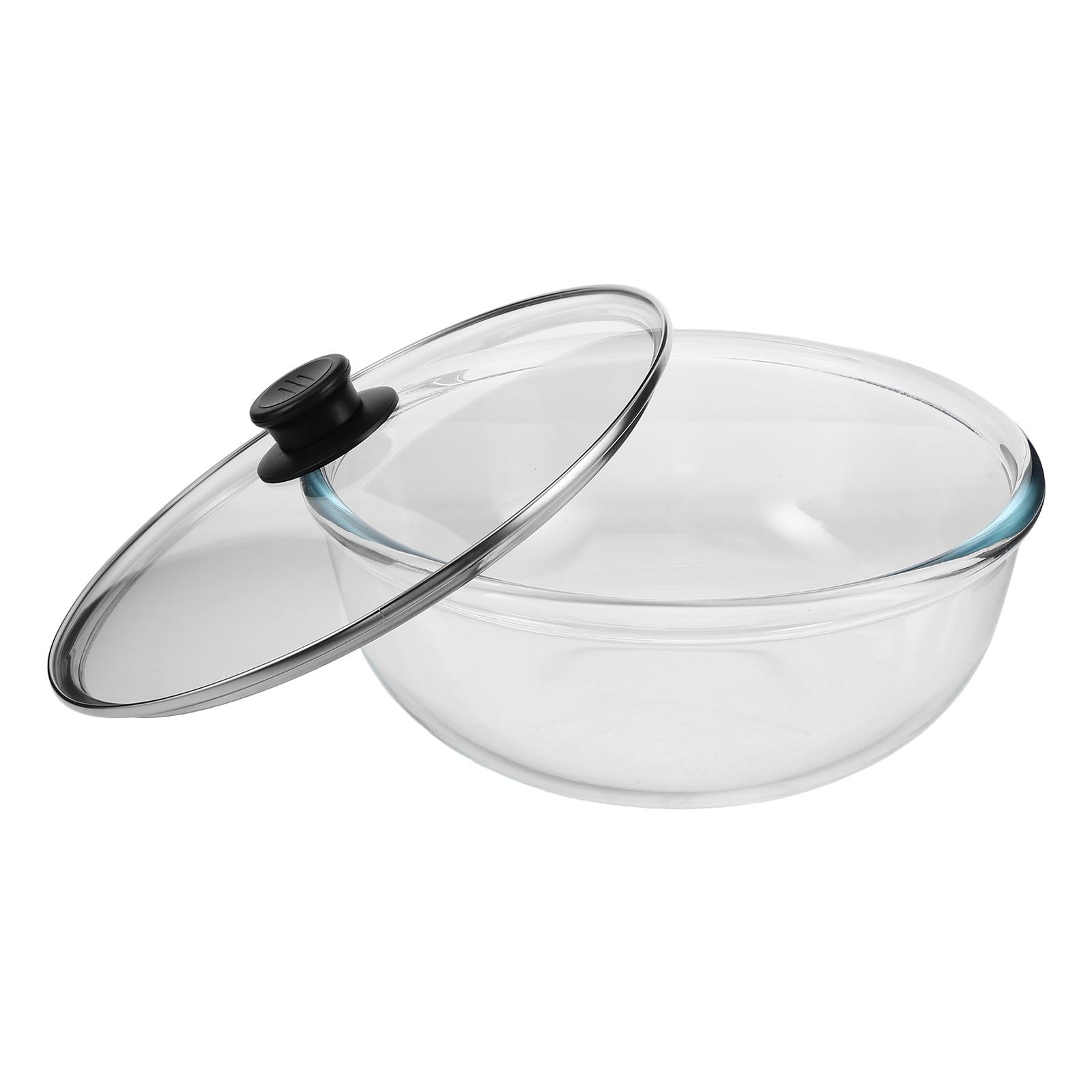 Glas Schüssel mit Deckel 5700ml Ofenfest und Luftdicht zum Brotteig Mischen und Salate Zubereiten Multifunktionale Rührschüssel für Küche und Backen