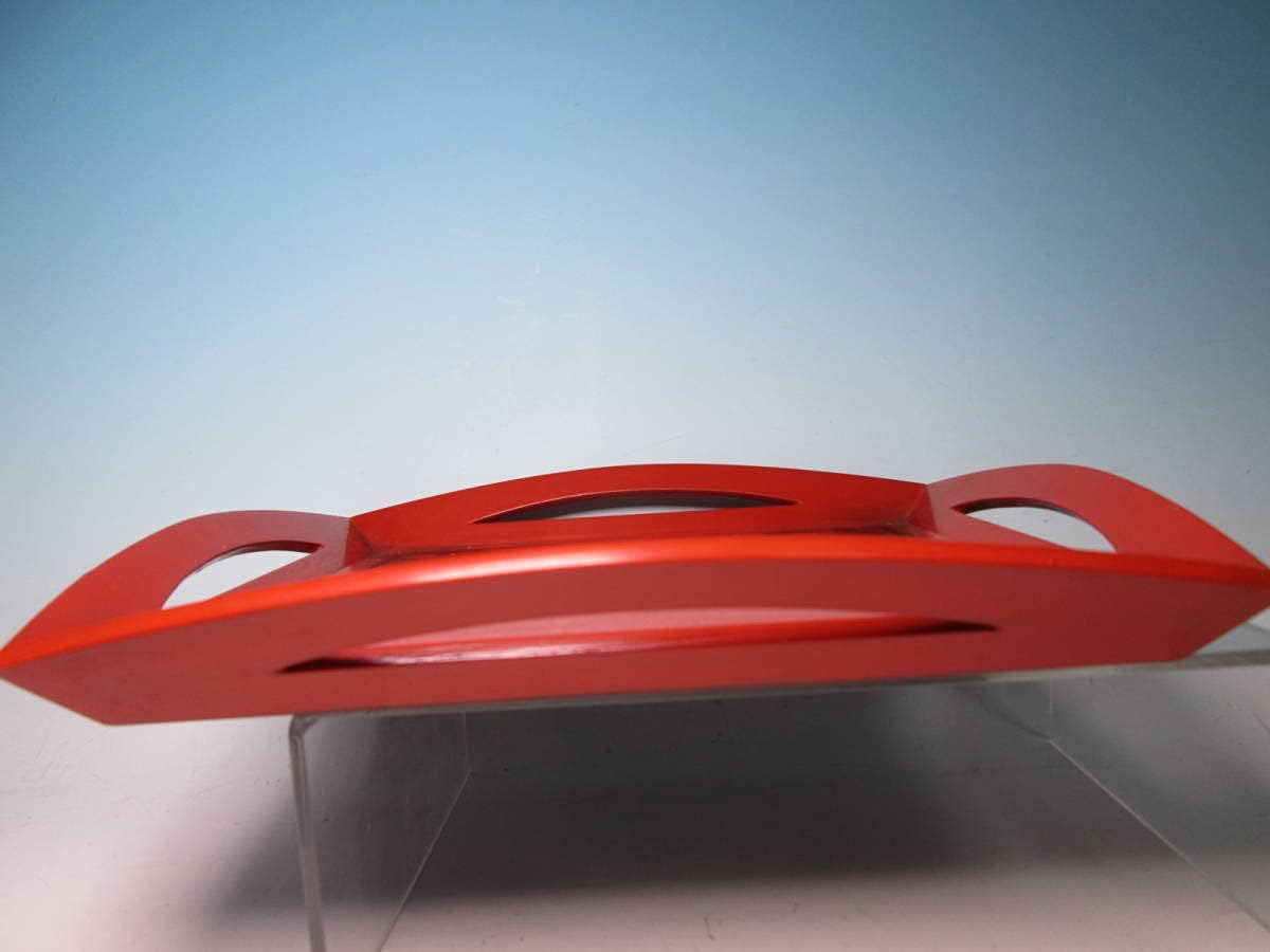 青紫園造 根来塗 脇取盆 共箱 青紫園造 根来塗 脇取盆 共箱