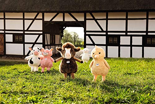 Steiff Happy Farm Cowaloo Kuh - 35 cm - Kuscheltier für Kinder - Plüschkuh - weich & waschbar - weiß/schwarz gefleckt… – Bild 6
