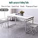 Sunflo - Mesa plegable portátil de 1,2 m de altura ajustable para...