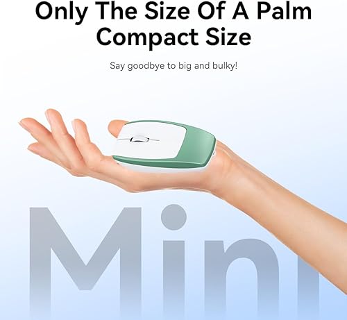 Miniatura 6 de Ratón inalámbrico con Bluetooth de dedo pequeño con lector de tarjetas TF, bolsillo silencioso, portátil, portátil, compacto, USB, portátil,