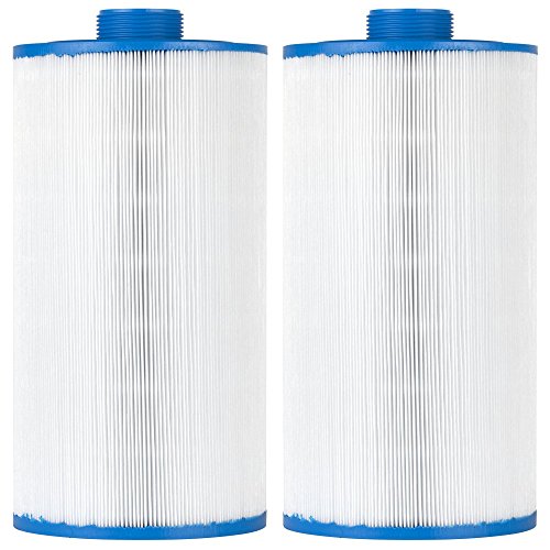 Clear Choice Pool Spa Filter 5.31 Dia x 10.00 in Cartridge Replacement for Freeflow Spa Legend Passport Baleen AK-90108, [2-Pack]
