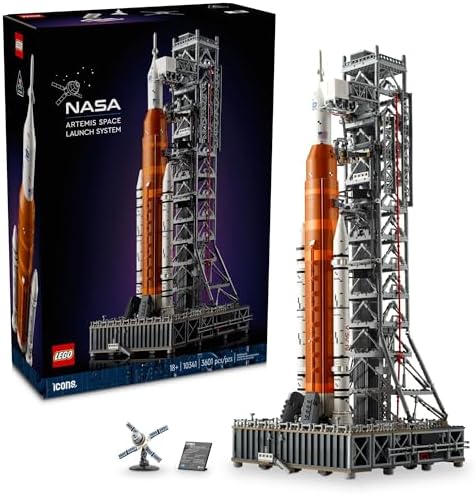 LEGO Icons Sistema de Espacial de Artemis da NASA 10341 (3.601 Peças)